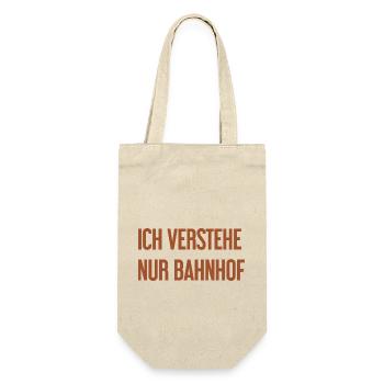 I only understand train station - Gift Bag for Bottles - nature - Front
