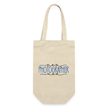 Photographer Proud Mom Cute Gift - Gift Bag for Bottles - nature - Front