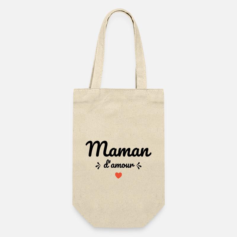 Maman d'amour - Sac à bouteille - nature