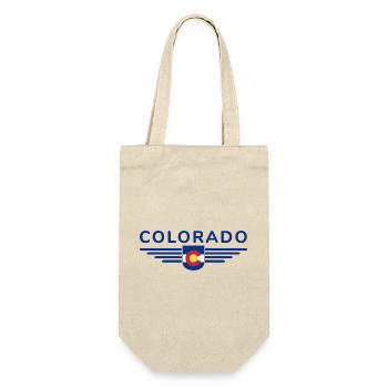 Colorado Fan T-Shirt – Mountains & Adventure - Gift Bag for Bottles - nature - Front