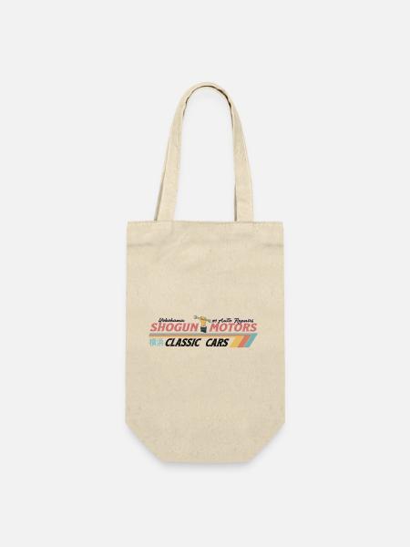 Shogun Motors retro sign - Geschenkbeutel für Flaschen - Natur