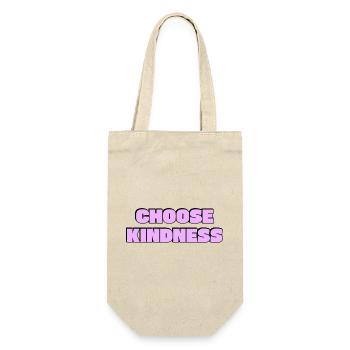 Choose Kindness   - Gift Bag for Bottles - nature - Front
