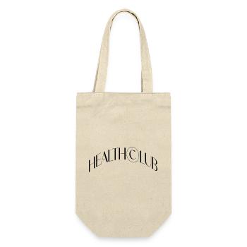 Health Club - Geschenkbeutel für Flaschen - Natur - Vorne