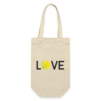 Tennis Lover - Gift Bag for Bottles - nature - Front