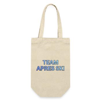Team Après Ski Gradient - Gift Bag for Bottles - nature - Front