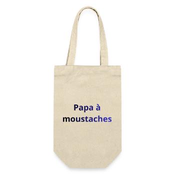 papa_moustaches - Sac à bouteille - nature - Devant