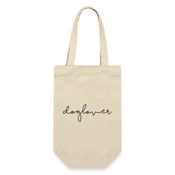 Doglover Script - Gift Bag for Bottles - nature - Front