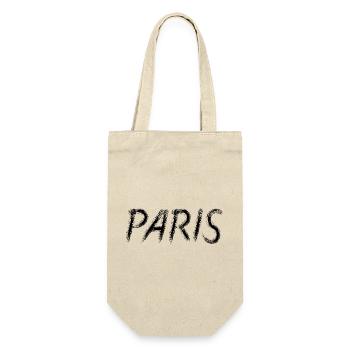 Paris en Brush Urbain Noir - Geschenkbeutel für Flaschen - Natur - Vorne