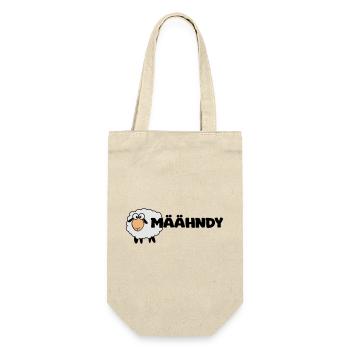 Määhndy - Mandy Namensshirt mit Schafnote - Geschenkbeutel für Flaschen - Natur - Vorne