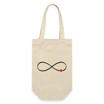 infini coeur - Sac à bouteille - nature - Devant