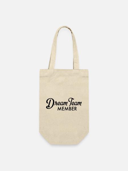 Dream Team Member - Geschenkbeutel für Flaschen - Natur