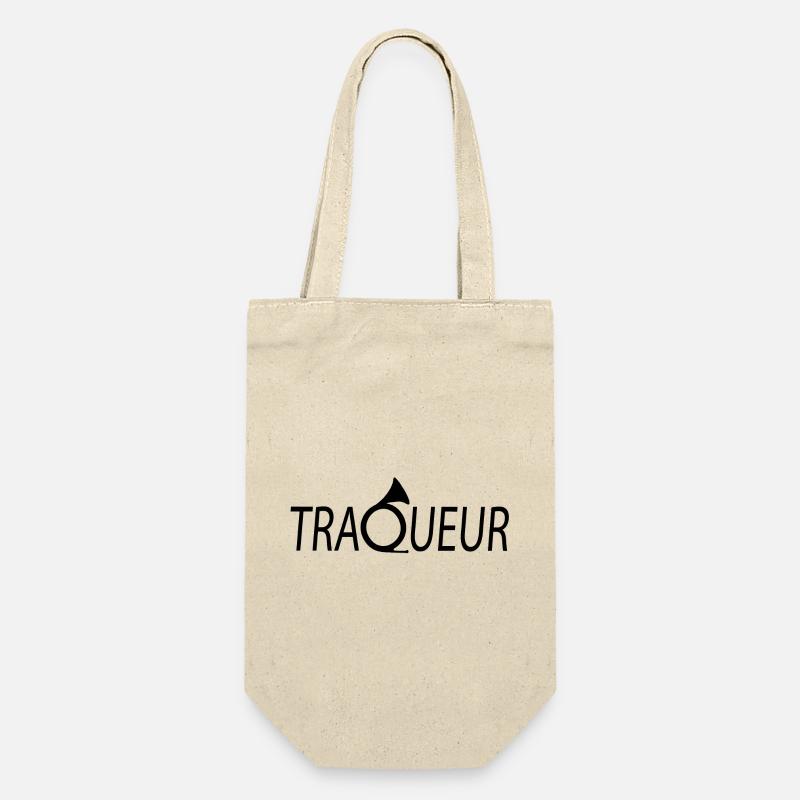 TRACKER T-Shirt anpassbar mit Ihrem Text - Geschenkbeutel für Flaschen - Natur