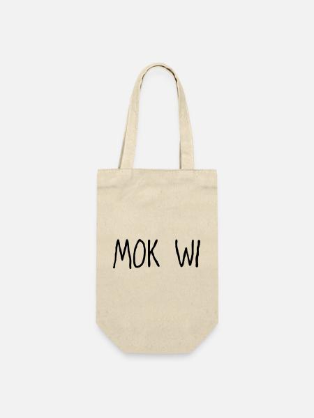mok wi - Geschenkbeutel für Flaschen - Natur