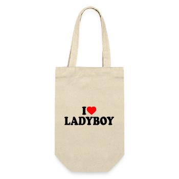 I love ladyboy - Sac à bouteille - nature - Devant