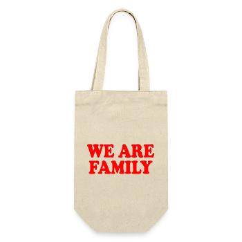 We are family - Sac à bouteille - nature - Devant