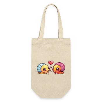 Snail Couple In Love Animal Valentine's Day - Gift Bag for Bottles - nature - Front