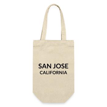 San Jose California USA - Geschenkbeutel für Flaschen - Natur - Vorne