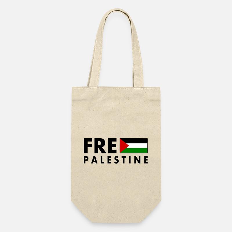 Free palestine - Sac à bouteille - nature