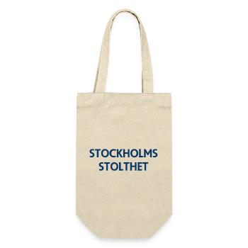 Stockholmer Stolz - Geschenkbeutel für Flaschen - Natur - Vorne