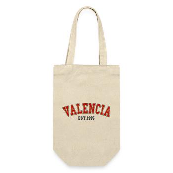 Valencia Est.1995 - Gift Bag for Bottles - nature - Front
