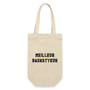 Best Basketball Player - Gift Bag for Bottles - nature - Front