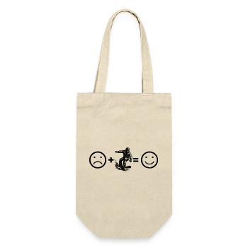 Snowboard motif for real lovers - Gift Bag for Bottles - nature - Front