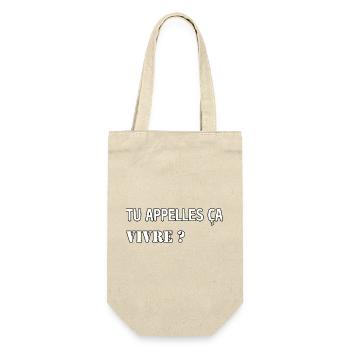 You call it living? - Gift Bag for Bottles - nature - Front
