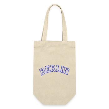 Berlin Outline in Electric Blue - Gift Bag for Bottles - nature - Front