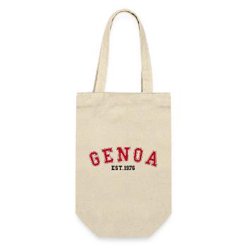 Genua gegründet 1976 - Geschenkbeutel für Flaschen - Natur - Vorne