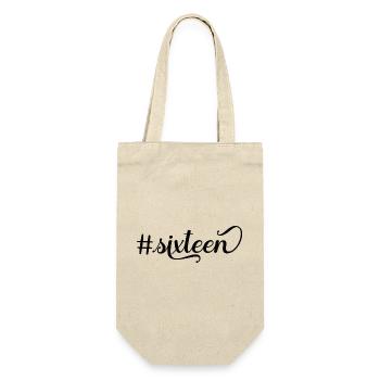 Seize ans, seize ans, seize ans, #sixteen - Sac à bouteille - nature - Devant