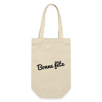 HAPPY BIRTHDAY. MOTHER'S DAY. FATHER'S DAY. PARTY - Gift Bag for Bottles - nature - Front