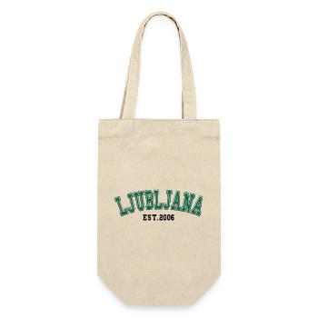 Ljubljana Est. 2006 - Gift Bag for Bottles - nature - Front