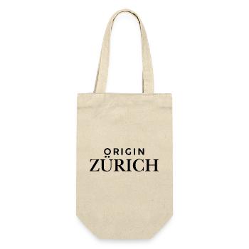 Origin Zürich - Statement für alle Zürcher - Geschenkbeutel für Flaschen - Natur - Vorne