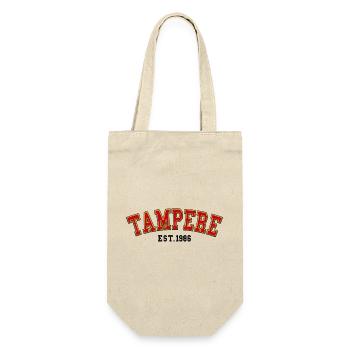 Tampere Est. 1986 - Gift Bag for Bottles - nature - Front