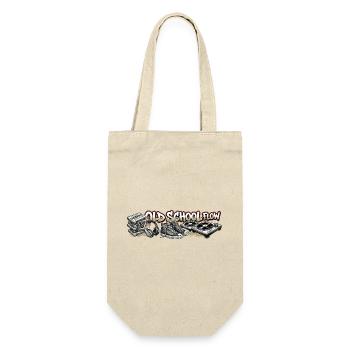 Motif rétro hip-hop Old School Flow - Sac à bouteille - nature - Devant