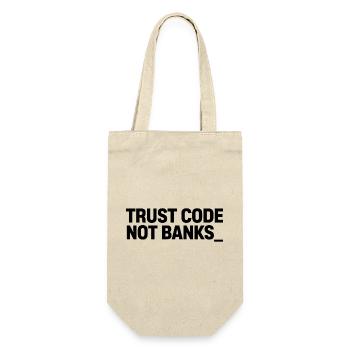 CODE DE CONFIANCE NON BANKS_ - Sac à bouteille - nature - Devant