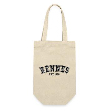 Rennes gegründet 1976 - Geschenkbeutel für Flaschen - Natur - Vorne