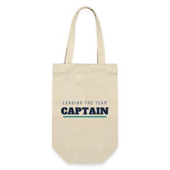 Lettrage du Captain College - Club du capitaine - Sac à bouteille - nature - Devant