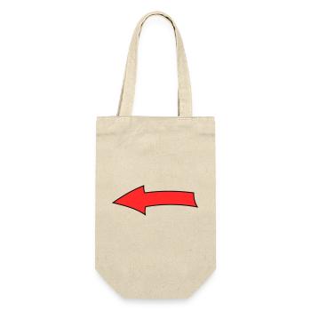 Arrow bow - Gift Bag for Bottles - nature - Front