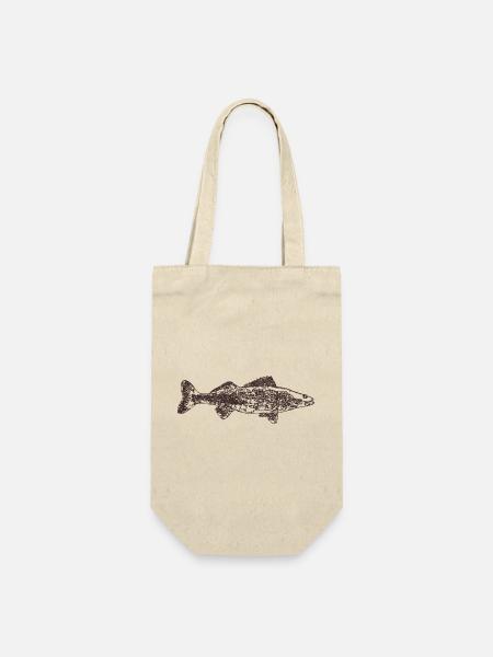 Zander - Geschenkbeutel für Flaschen - Natur