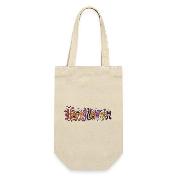 Frohe Halloween-Kreaturen. - Geschenkbeutel für Flaschen - Natur - Vorne