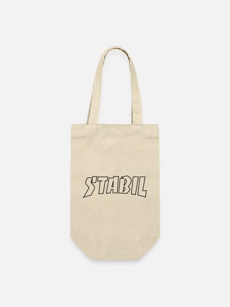 STABIL - SKATE OUTLINE - Geschenkbeutel für Flaschen - Natur