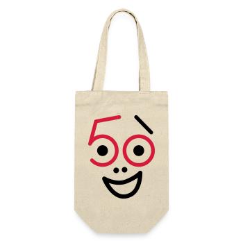 50 ans et toujours frais! - Sac à bouteille - nature - Devant