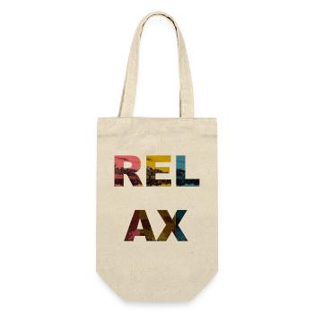 Relax / Dictons / Tendance - Sac à bouteille - nature - Devant