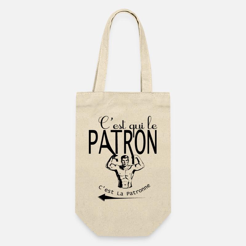 C'est qui le patron - Sac à bouteille - nature