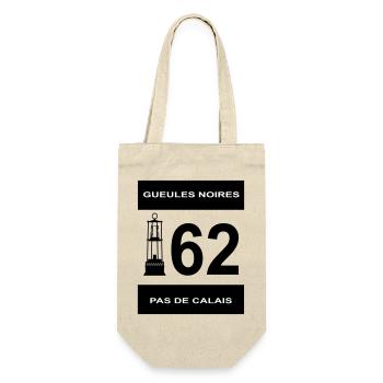62 Pas de Calais - Geschenkbeutel für Flaschen - Natur - Vorne