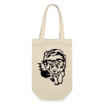 Australian Shepherd - Gift Bag for Bottles - nature - Front