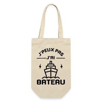 j'peux pas j'ai bateau - Sac à bouteille - nature - Devant