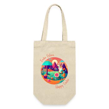 Joyeuses Pâques | Joyeuses Pâques | Illustration - Sac à bouteille - nature - Devant