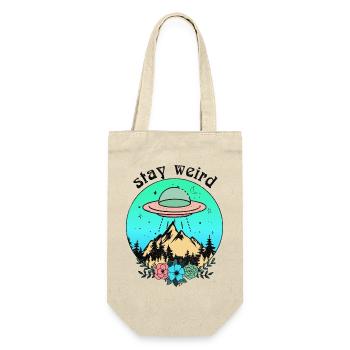 Stay Weird UFO - Gift Bag for Bottles - nature - Front